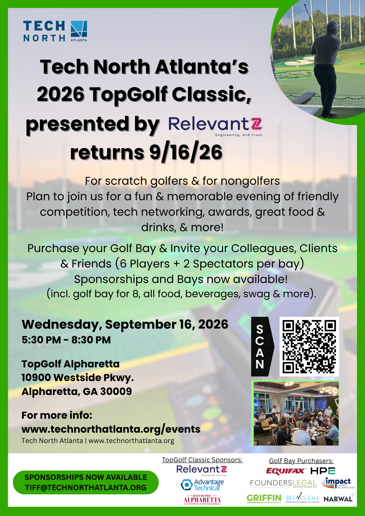 2026 TopGolf Flyer and Sponsorship Menu (6.17.26)